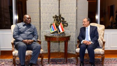 صورة وزير الخارجية يلتقي وزير خارجية جامبيا لبحث سبل تعزيز العلاقات الثنائية