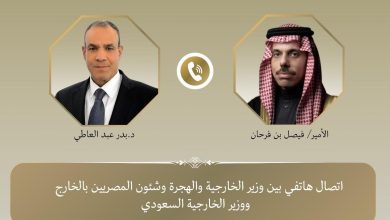 صورة وزير الخارجية يشيد بما تشهده العلاقات المصرية -السعودية من تقارب وتنسيق وثيق على مختلف المستويات