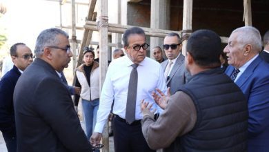 صورة وزير الصحة يتفقد مستشفى الخانكة للصحة النفسية ويوجه بسرعة الانتهاء من أعمال التطوير ورفع الكفاءة