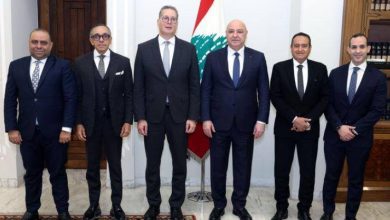 صورة الرئيس اللبناني يستقبل وزير البترول لبحث سبل التعاون في مجال الغاز الطبيعي