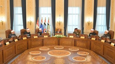 صورة الرئيس السيسي يشهد اختبارات كشف الهيئة لحاملي درجة الدكتوراه من دعاة وزارة الأوقاف بمقر الأكاديمية العسكرية المصرية