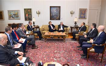 صورة وزير الخارجية يستقبل وفدًا برئاسة المبعوث الأوروبي الخاص لعملية السلام