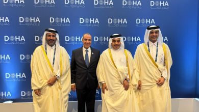 صورة وزير الخارجية :حريصون على تعزيز الشراكة مع قطر لتحقيق المصالح المشتركة