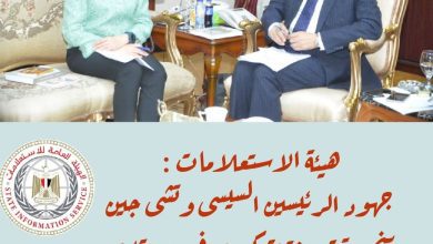 صورة رئيس هيئة الاستعلامات يستقبل المتحدثة للخارجية الصينية لتعزيز العلاقات الإعلامية والسياسية بين البلدين