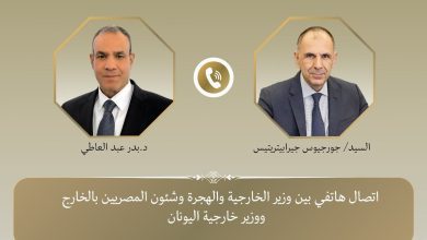 صورة وزير الخارجية: نتابع مع اليونان عودة جثامين الـ 14 مصريا.. ضحايا الهجرة غير الشرعية