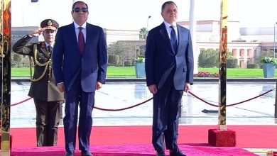 صورة الرئيس السيسي يصل إلى أكاديمية الشرطة لحضور احتفالية عيد الشرطة الـ74