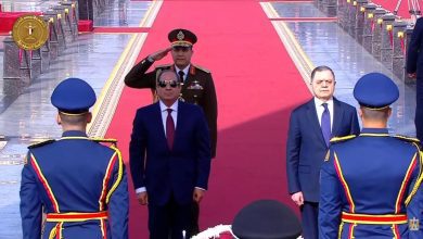 صورة الرئيس السيسي يشهد الاحتفال بالذكرى الـ74 لعيد الشرطة