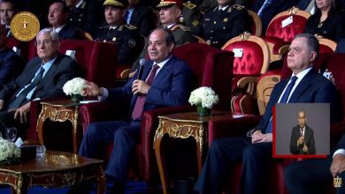 صورة الرئيس السيسي : “الشهداء ضحوا بحياتهم لحماية مصر وشعبها وليس لحمايتي”