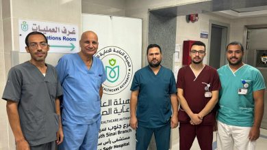 صورة “الرعاية الصحية”: تقديم خدمات مناظير جراحة المسالك البولية بمستشفى رأس سدر المركزي
