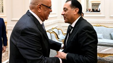 صورة المستشار هشام بدوي يستقبل رئيس مجلس الوزارء للتهنئة بتوليه رئاسة مجلس النواب