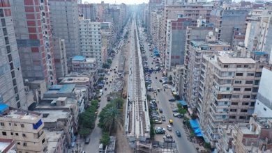 صورة وزارة النقل تكشف عن أحدث تصوير جوي لتقدم أعمال تنفيذ مشروع المرحلة الأولى من مترو الإسكندرية