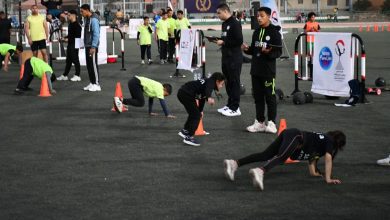 صورة وزير الشباب والرياضة يشهد أولمبياد اللياقة البدنية بمشاركة 700 لاعب ضمن احتفالات عيد الشرطة