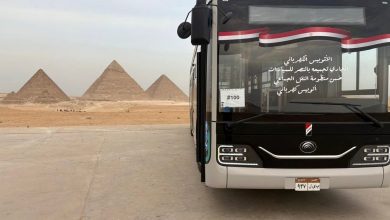 صورة ” النصر للسيارات” تبدأ التشغيل التجريبي للأتوبيس الكهربائي “نصر EV” بمنطقة الأهرامات