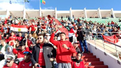 صورة حماس جماهيري مصري يسبق مواجهة مصر وبنين في أغادير
