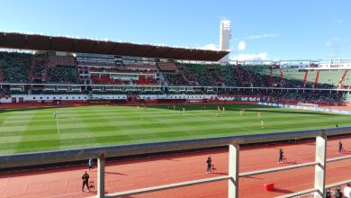 صورة انطلاق مباراة مصر وبنين على ملعب أغادير وسط تنظيم أمني متميز