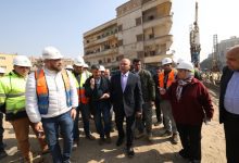 صورة وزير النقل يتفقد محطة الملك الصالح بالمرحلة الأولى للخط الرابع للمترو لمتابعة معالجة هبوط مبنى مجاور