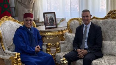 صورة سفير المغرب بالقاهرة يبحث تطورات القضية الفلسطينية مع رئيس قطاع فلسطين بالجامعة العربية