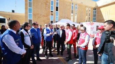 صورة بتكليف رئاسي.. نائب رئيس الوزراء يتفقد معبر رفح لمتابعة استقبال وعلاج مرضى قطاع غزة