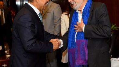 صورة وزير الخارجية يستقبل المقرر الخاص المعني بالحق في المياه