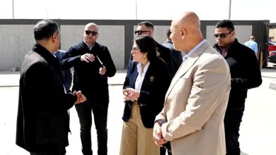 صورة وزيرة الإسكان تتفقد مشروع المحطة الوسيطة للمخلفات بالمنطقة الصناعية الأولى بمدينة العبور