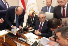 صورة وزير العدل يلتقي عدداً من السادة أعضاء مجلسي النواب والشيوخ