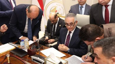 صورة وزير العدل يلتقي عدداً من السادة أعضاء مجلسي النواب والشيوخ