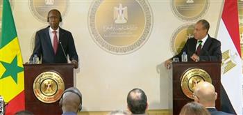 صورة وزيرا خارجية مصر والسنغال يؤكدان رفض أية محاولة لانفصال الصومال وأهمية الحفاظ على الدولة السودانية