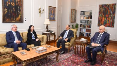 صورة وزير الخارجية يلتقي وزيرة التضامن والسفير العرابي لمتابعة نشاط منظمة تضامن الشعوب الأفروآسيوية