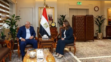 صورة وزيرة التنمية المحلية والبيئة تتابع مع محافظ مطروح عدداً من الملفات الخدمية وتنفيذ المشروعات التنموية بالمحافظة