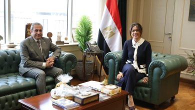 صورة وزيرة الثقافة تبحث مع رئيس شركة العاصمة الإدارية تعزيز التعاون الثقافي والفني بالعاصمة الجديدة