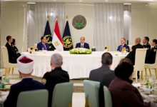 صورة السيسي خلال إفطار أكاديمية الشرطة يحذر من تداعيات اقتصادية إقليمية ودولية حال استمرار الحرب