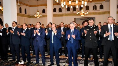 صورة السيسي : الداخلية تجاوزت خلال العشر سنوات الماضية تحديات كثيرة من مكافحة الإرهاب والتطرف