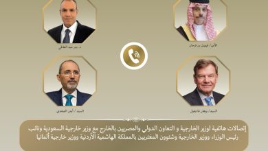صورة وزير الخارجية يبحث مع نظرائه الالماني والسعودي والاردني ومسئولين بالمفوضية الأوروبية جهود خفض التصعيد الإقليمي