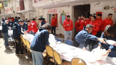 صورة طلاب بجامعة بدر يشاركون في فاعليات مائدة الإفطار السنوى بالمطرية