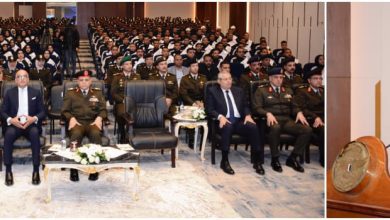 صورة الأكاديمية العسكرية المصرية تنظم حفل إنتهاء دورة تعايش لطلبة جامعة عين شمس