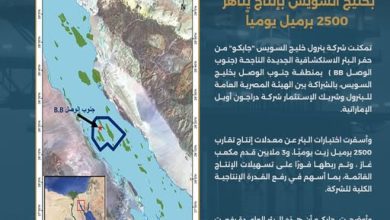 صورة جابكو تعلن نجاح حفر البئر الاستكشافية جنوب الوصل بخليج السويس