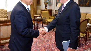 صورة وزير الخارجية يؤكد للمبعوث الأممي: مصر تدعم الحلول التفاوضية لخفض التصعيد وتعزيز استقرار الشرق الأوسط