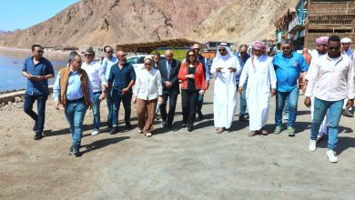 صورة د. منال عوض تتفقد البلوهول وتوجه بخطة تطوير شاملة لحماية أبو جالوم