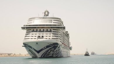 صورة قناة السويس تستقبل “MSC EURIBIA” لأول مرة   … وربيع : توسعات القطاع الجنوبي تعزز الأمان الملاحي وجذب السفن العملاقة