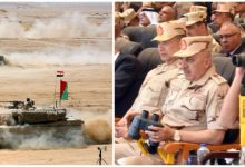 صورة وزير الدفاع يشهد تنفيذ المرحلة الرئيسية للمشروع التكتيكى بجنود ( بدر 2026 ) بالذخيرة الحية لإحدى وحدات الجيش الثالث الميدانى