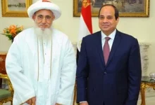 صورة الرئيس السيسي يستقبل سلطان طائفة البهرة ويؤكد دعم مصر لجهود ترميم مساجد آل البيت