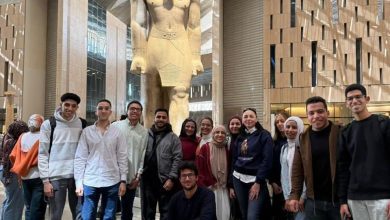 صورة من “جولينيشيف” إلى المتحف الكبير.. رحلة شباب البيت الروسي في أعماق الحضارة المصرية