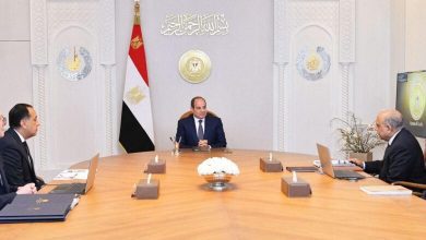 صورة الرئيس السيسى يطالب  بتسريع الطاقة النظيفة وتأمين استقرار الكهرباء