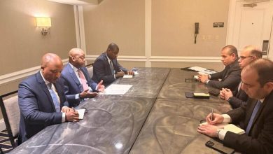 صورة د. فريد يبحث مع سكرتير اتفاقية التجارة الحرة الأفريقية تعزيز التكامل التجاري وزيادة الصادرات المصرية