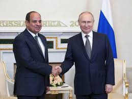 صورة بوتين إنشاء مركز للحبوب والطاقة وتوريد الغذاء لمصر