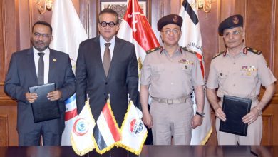 صورة القوات المسلحة توقع بروتوكول تعاون مع وزارة الصحة وتفتتح مركز الباثولوجى بمعامل القوات المسلحة للبحوث الطبية وبنك الدم