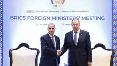 صورة وزيرا خارجية روسيا ومصر يبحثان تطورات الشرق الأوسط وتعزيز التعاون الثنائي