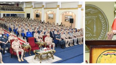 صورة وزير الدفاع يلتقى عدداً من مقاتلى المنطقة الجنوبية العسكرية …