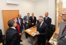 صورة وزير العدل يفتتح أول مكتب للمساعدة القانونية الأسرية للأجانب في مصر