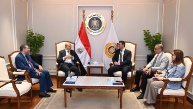 صورة وزير الصناعة يبحث مع غرفة التجارة الفرنسية جذب استثمارات جديدة وتوسيع التعاون الصناعي